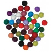 Colored Felt Balls - 15mm - 100pz